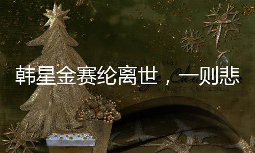 韓星金賽綸離世，一則悲傷的消息