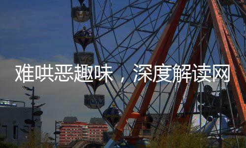 難哄惡趣味，深度解讀網(wǎng)絡(luò)文化中的爭議現(xiàn)象