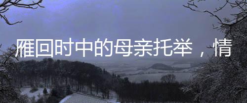 雁回時中的母親托舉，情感具象化的深度解讀