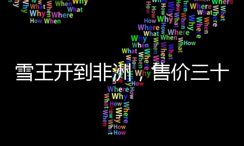 雪王開(kāi)到非洲，售價(jià)三十元一杯，揭秘背后的故事