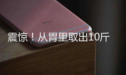 震驚！從胃里取出10斤食物——一次極端的消化異常事件