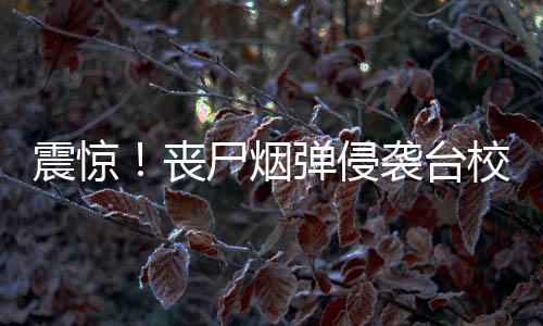 震驚！喪尸煙彈侵襲臺校園深度報道