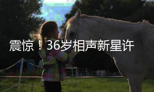震驚！36歲相聲新星許兆呈突然離世，各界深感痛惜