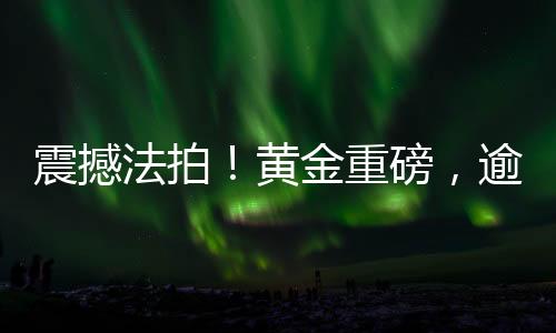 震撼法拍！黃金重磅，逾三百四十斤黃金待拍揭秘一場黃金拍賣盛宴