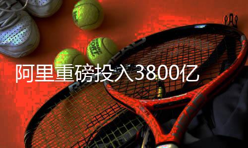 阿里重磅投入3800億元，加速云和AI建設(shè)
