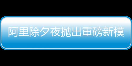 阿里除夕夜拋出重磅新模型，科技引領(lǐng)未來(lái)發(fā)展