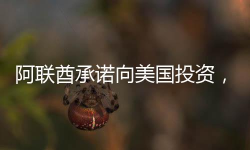 阿聯(lián)酋承諾向美國投資，開啟新的經(jīng)濟(jì)篇章