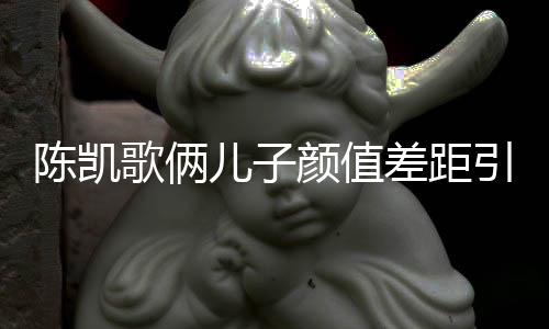 陳凱歌倆兒子顏值差距引熱議