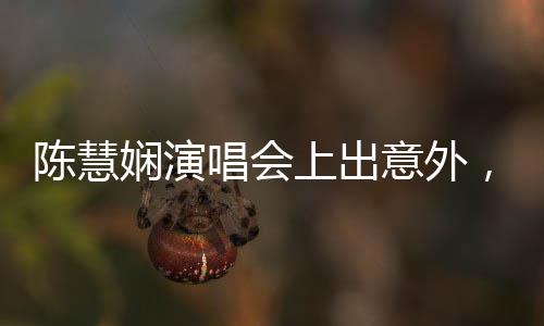 陳慧嫻演唱會上出意外，親歷音樂盛事中的驚險瞬間