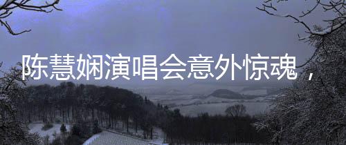 陳慧嫻演唱會(huì)意外驚魂，舞臺(tái)之星仍閃耀不息