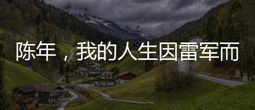 陳年，我的人生因雷軍而改變