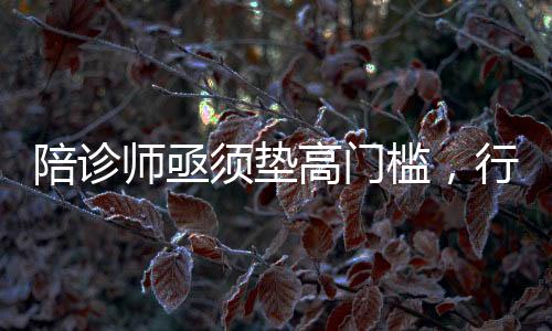陪診師亟須墊高門檻，行業(yè)規(guī)范化與專業(yè)化發(fā)展勢(shì)在必行