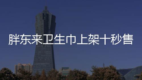 胖東來衛(wèi)生巾上架十秒售罄，引發(fā)市場熱議
