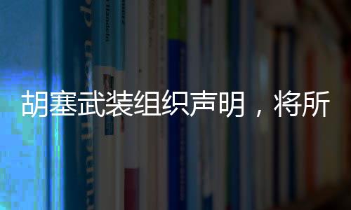 胡塞武裝組織聲明，將所有美國航母列為襲擊目標(biāo)