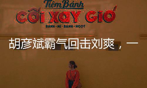 胡彥斌霸氣回?fù)魟⑺?，一場震撼的言辭交鋒引發(fā)熱議