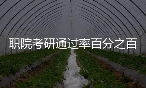 職院考研通過率百分之百，一所學(xué)院的輝煌成就與獨特路徑