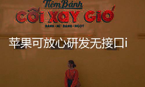 蘋果可放心研發(fā)無接口iPhone 歐盟放話：不會限制