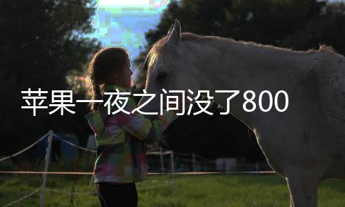 蘋果一夜之間沒了8000億，真相探究與市場解析