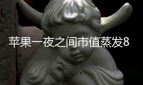 蘋果一夜之間市值蒸發(fā)8000億，引發(fā)業(yè)界震驚！