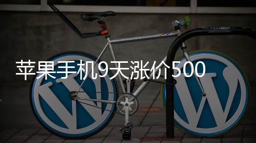蘋果手機(jī)9天漲價(jià)500元 iPhone降價(jià)壓力或超提價(jià)壓力