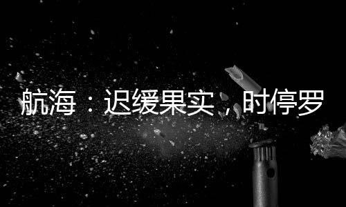 航海：遲緩果實(shí)，時(shí)停羅賓娜美！