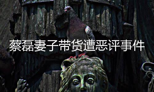 蔡磊妻子帶貨遭惡評事件曝光，引發(fā)公眾熱議