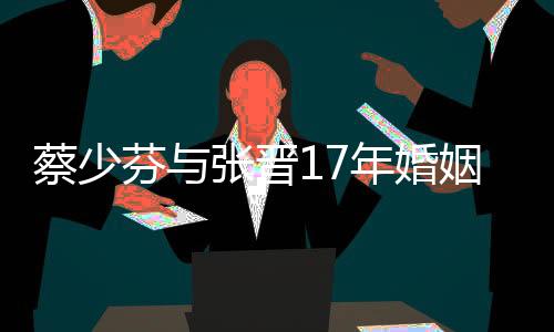 蔡少芬與張晉17年婚姻背后的故事