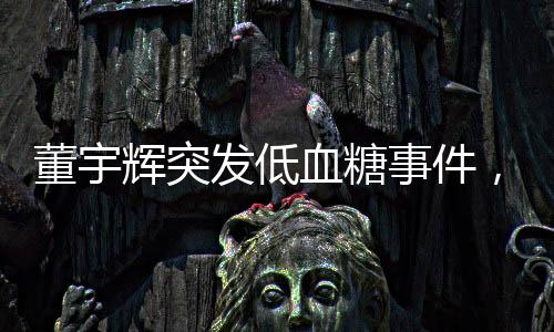 董宇輝突發(fā)低血糖事件，聚焦背后的故事與健康警醒