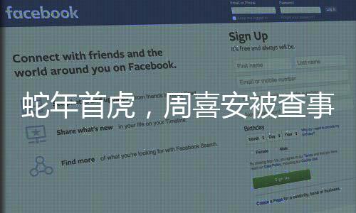 蛇年首虎，周喜安被查事件揭秘