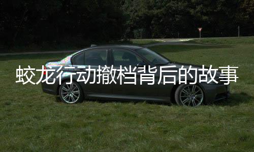 蛟龍行動撤檔背后的故事，一探究竟