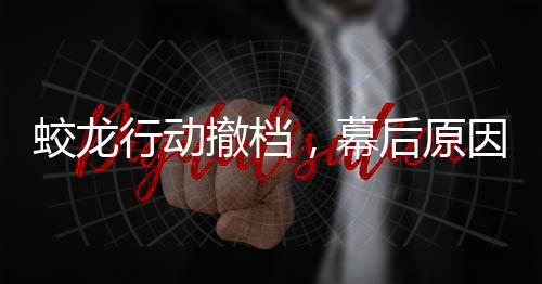 蛟龍行動撤檔，幕后原因與未來展望