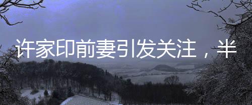 許家印前妻引發(fā)關(guān)注，半年多耗資400萬美金揭秘