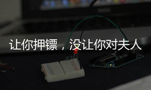 讓你押鏢，沒讓你對夫人動(dòng)手啊