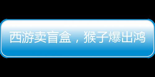 西游賣盲盒，猴子爆出鴻蒙紫氣
