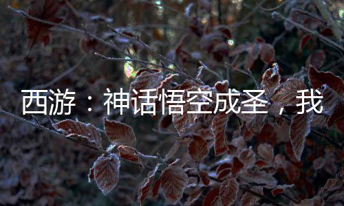 西游：神話悟空成圣，我茍不住了
