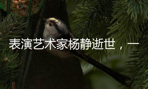 表演藝術(shù)家楊靜逝世，一段藝術(shù)人生的悼念與緬懷