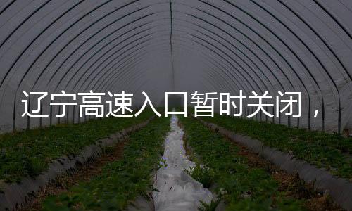 遼寧高速入口暫時(shí)關(guān)閉，關(guān)注交通動(dòng)態(tài)，確保安全出行