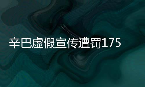 辛巴虛假宣傳遭罰175萬，行業(yè)警醒與反思