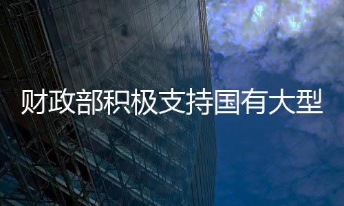 財政部積極支持國有大型商業(yè)銀行補(bǔ)充核心一級資本