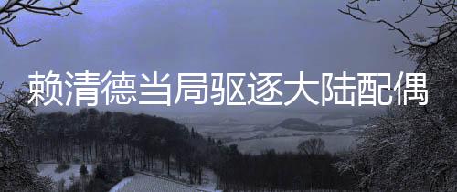 賴清德當局驅(qū)逐大陸配偶背后的深層意圖