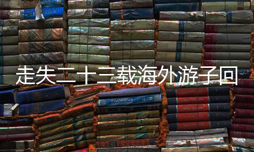 走失二十三載海外游子回歸故土，攜思念回家認(rèn)親團(tuán)圓