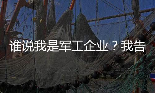 誰說我是軍工企業(yè)？我告你誹謗！