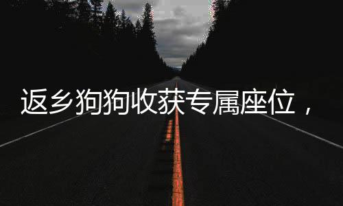 返鄉(xiāng)狗狗收獲專屬座位，溫暖旅程上演暖心一幕