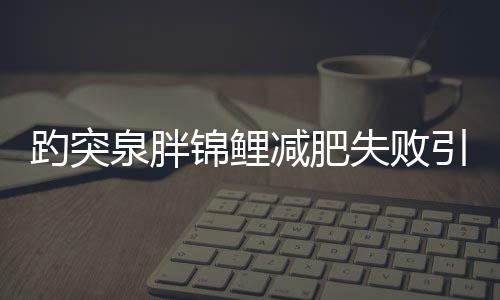 趵突泉胖錦鯉減肥失敗引發(fā)熱議