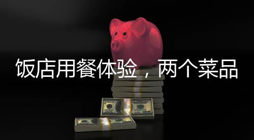 飯店用餐體驗(yàn)，兩個(gè)菜品花費(fèi)八百四十四元