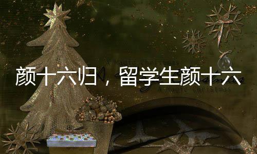 顏十六歸，留學(xué)生顏十六順利回國