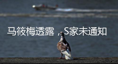 馬筱梅透露，S家未通知孩子們參加大S葬禮