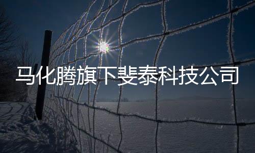 馬化騰旗下斐泰科技公司增資至302億，科技巨頭持續(xù)強化實力