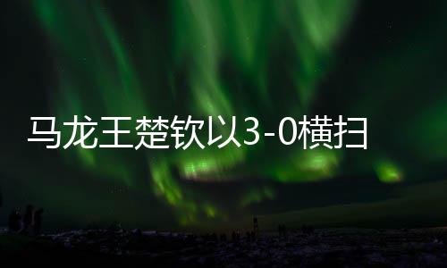 馬龍王楚欽以3-0橫掃對手取得輝煌勝利
