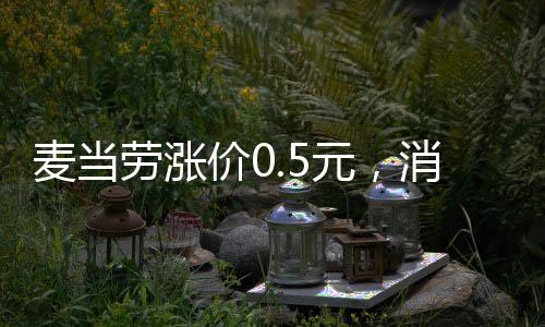 麥當(dāng)勞漲價(jià)0.5元，消費(fèi)市場(chǎng)的微妙變化
